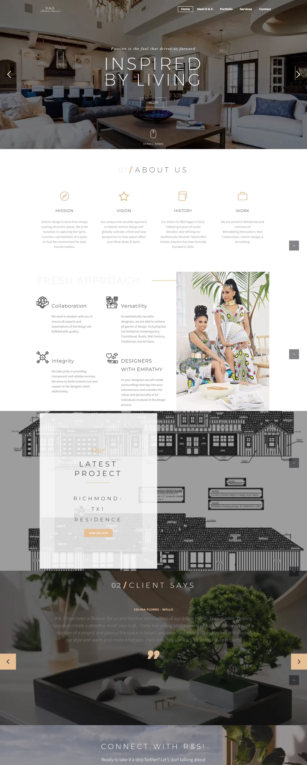 Hôra Med Spa website design by Digital Mounts
