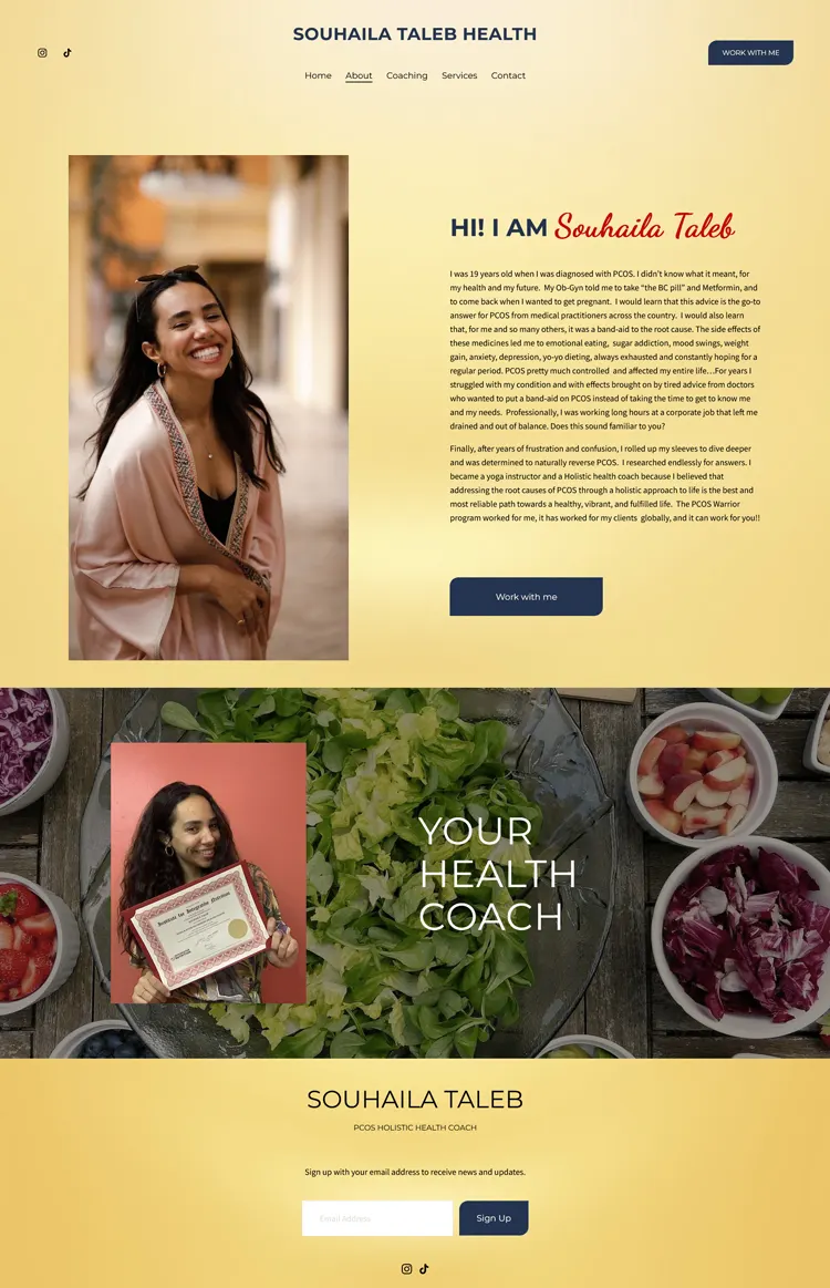 Luxury wellness experience