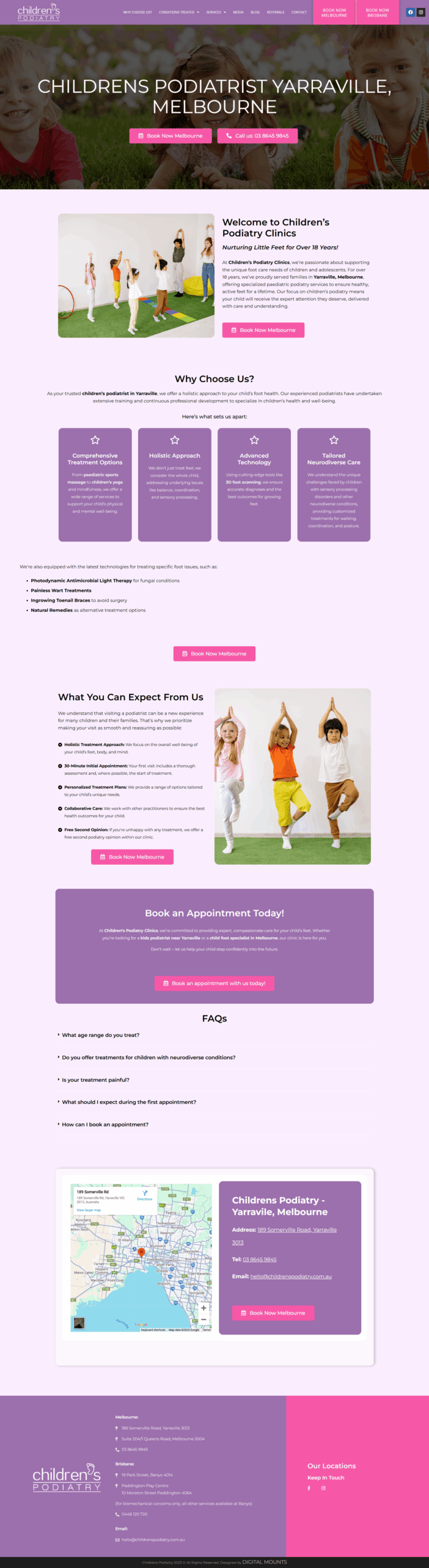 Refined interior design website inspiration