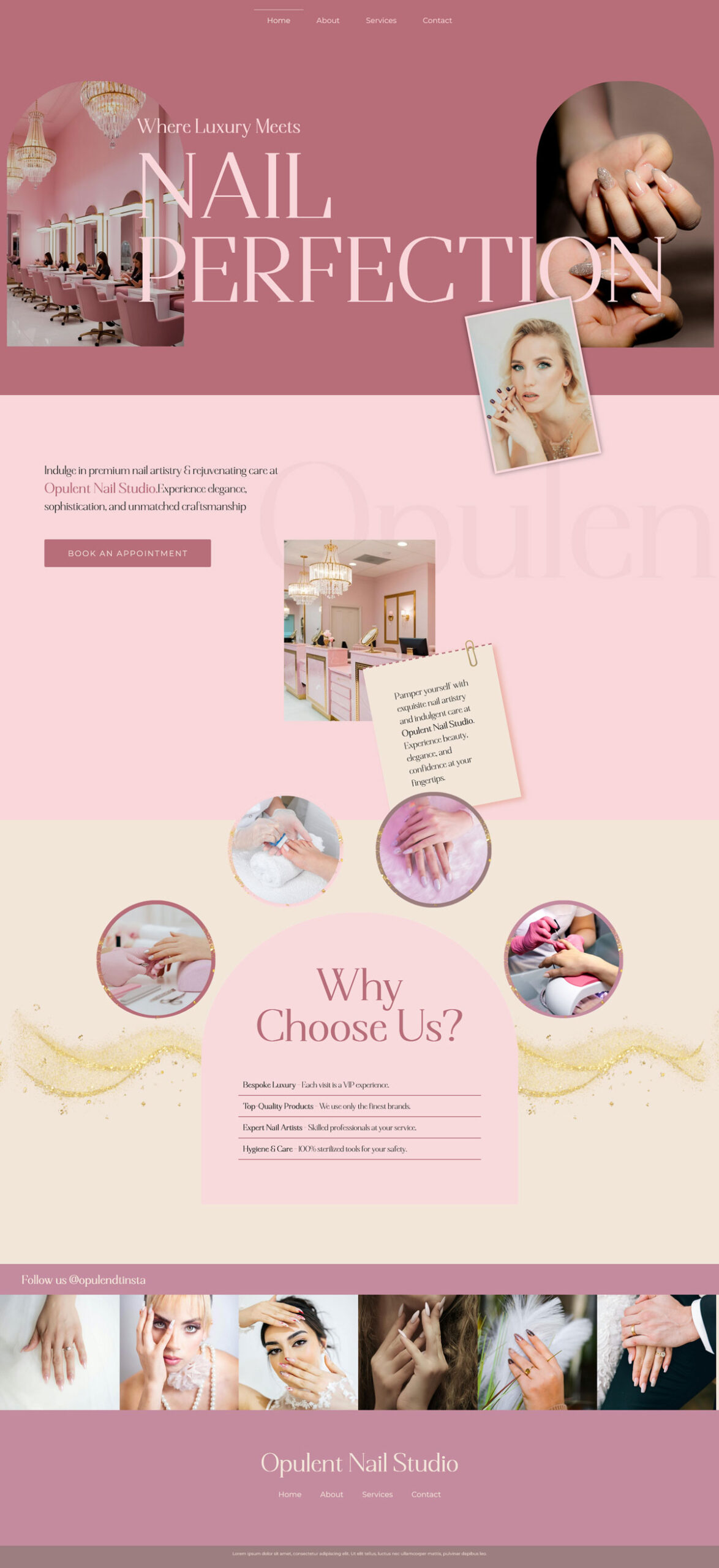 Elliora Events website design by Digital Mounts