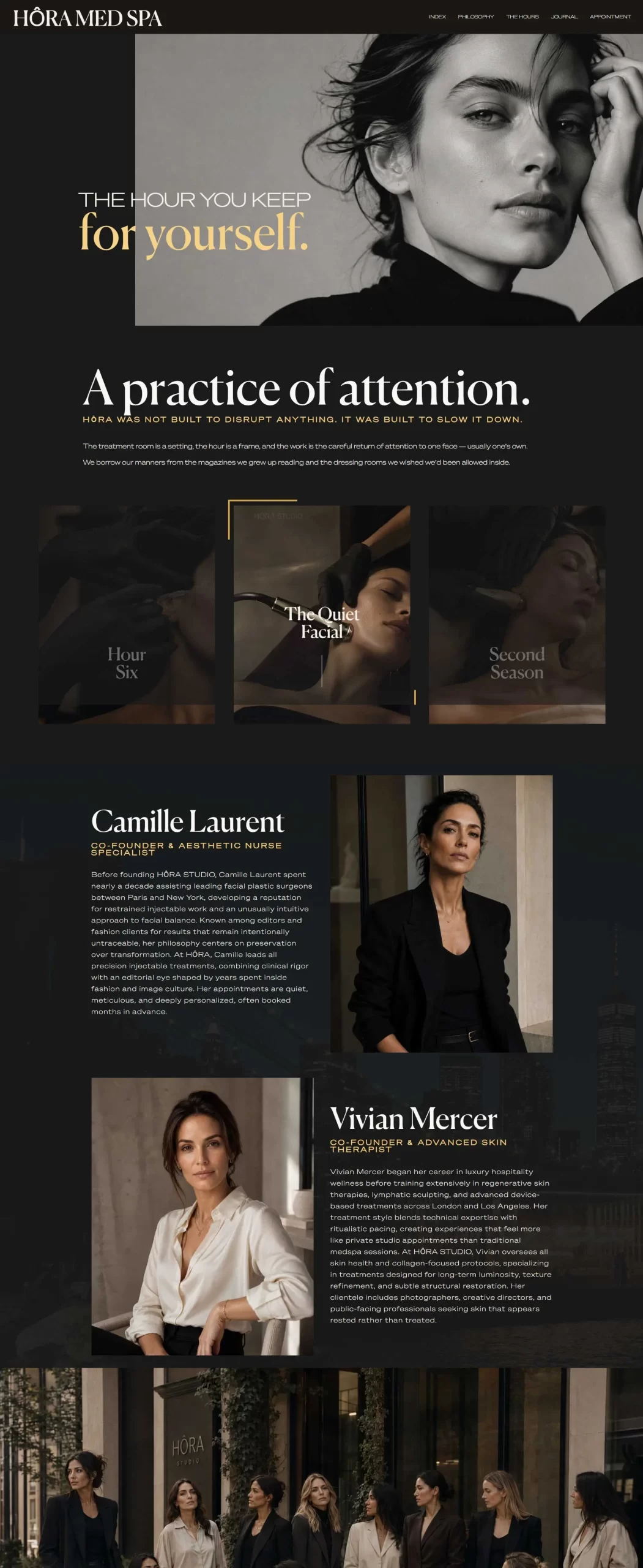 Custom medical spa website design portfolio by Digital Mounts