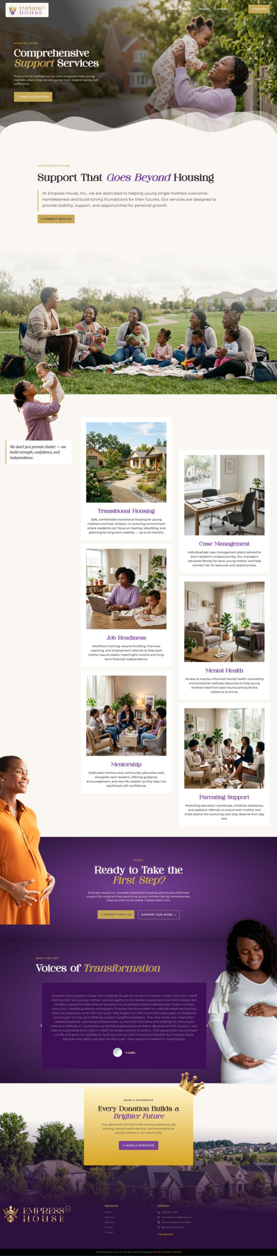 Hôra Med Spa website design by Digital Mounts