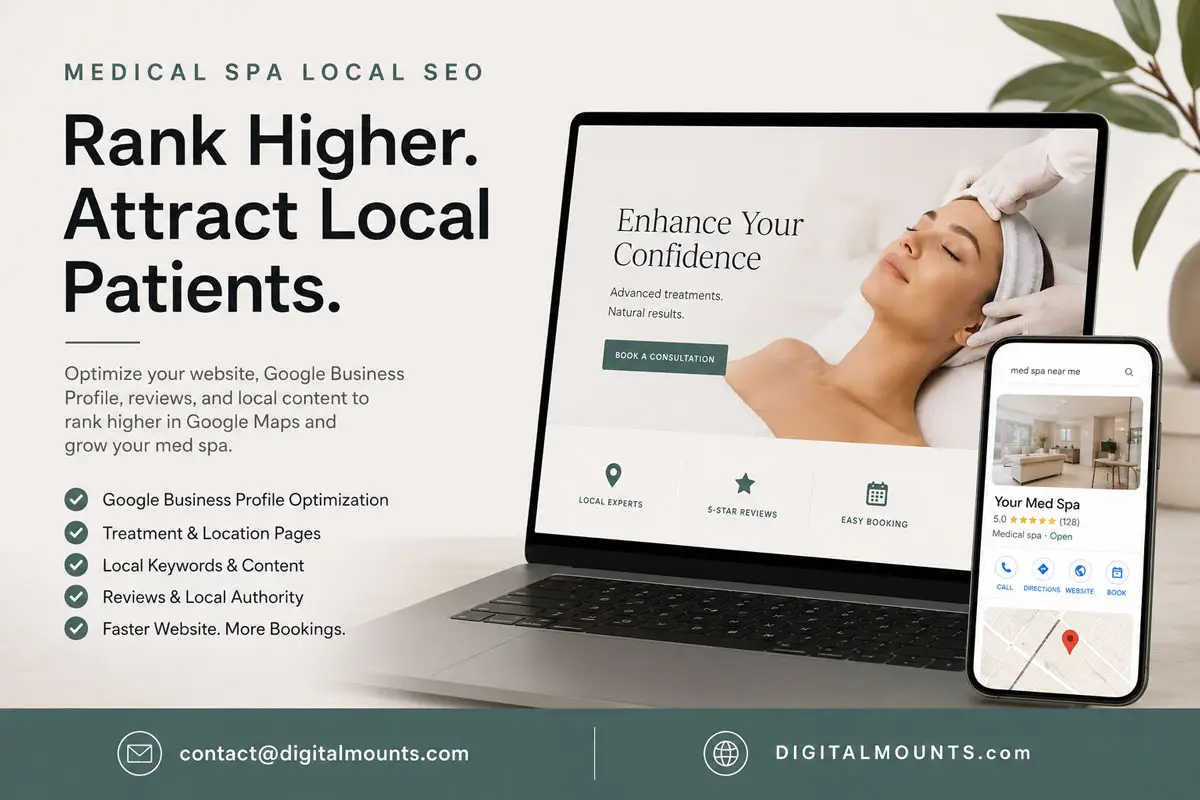 Medical spa local SEO strategy for higher Google Maps rankings